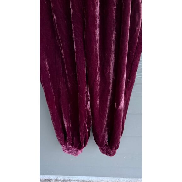 Anthropologie Gloria velvet joggers lagenlook boho - Picture 4 of 6